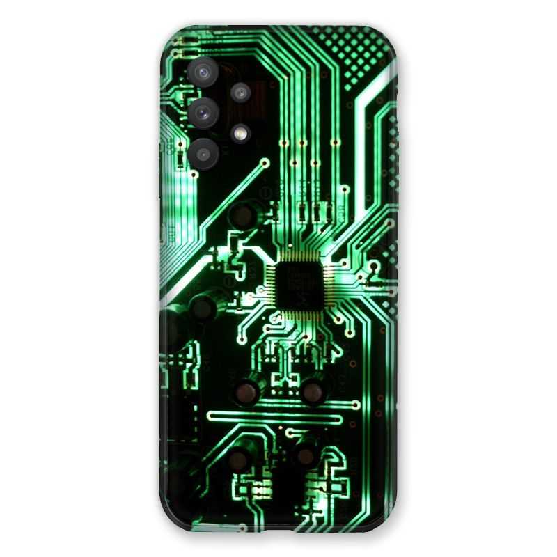 Coque Pour Samsung Galaxy A32 Trompe Oeil Composant