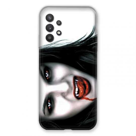Coque Pour Samsung Galaxy A32 Vampire Blanc