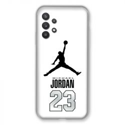 Coque Pour Samsung Galaxy A32 Jordan 23 Blanc