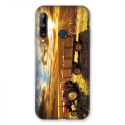 Coque Pour Huawei P40 Lite E Agriculture Tracteur Color