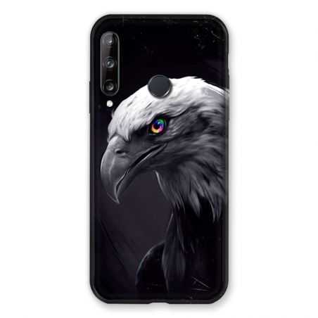 Coque Pour Huawei P40 Lite E Aigle Royal Noir
