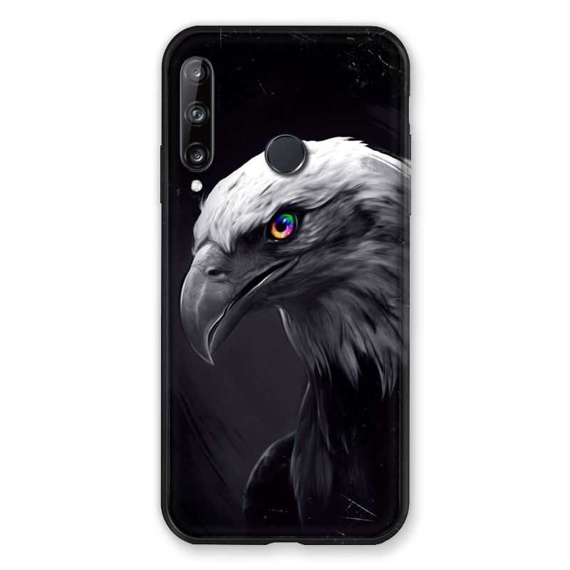 Coque Pour Huawei P40 Lite E Aigle Royal Noir