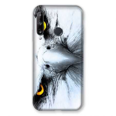 Coque Pour Huawei P40 Lite E Aigle Royal Blanc