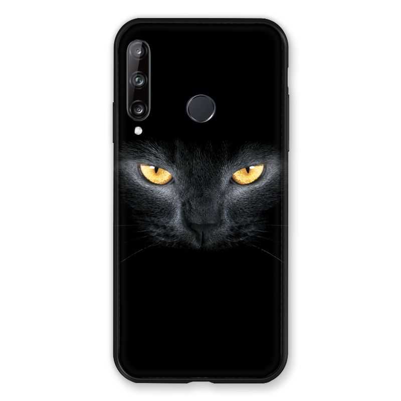 Coque Pour Huawei P40 Lite E Chat Noir