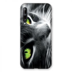 Coque Pour Huawei P40 Lite E Chat Vert