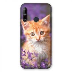 Coque Pour Huawei P40 Lite E Chat Violet