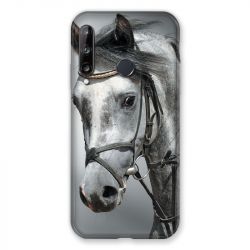 Coque Pour Huawei P40 Lite E Cheval Blanc