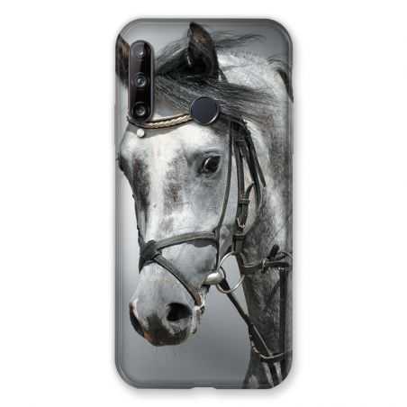 Coque Pour Huawei P40 Lite E Cheval Blanc