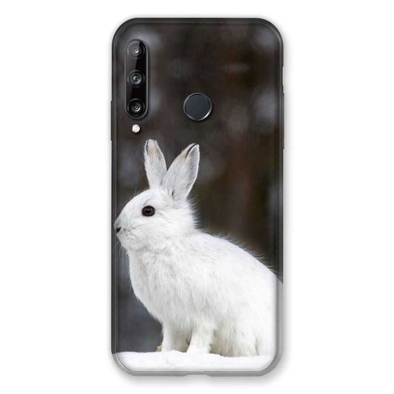 Coque Pour Huawei P40 Lite E Lapin Blanc