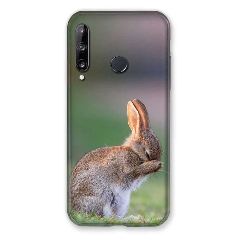 Coque Pour Huawei P40 Lite E Lapin Marron