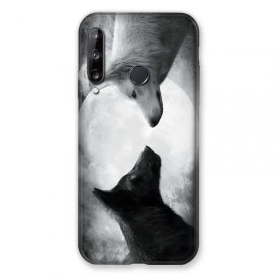 Coque Pour Huawei P40 Lite E Loup Duo