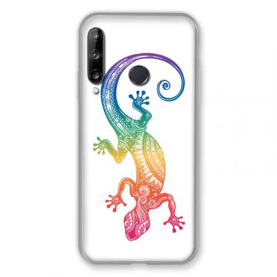 Coque Pour Huawei P40 Lite E Animaux Maori Salamandre Color