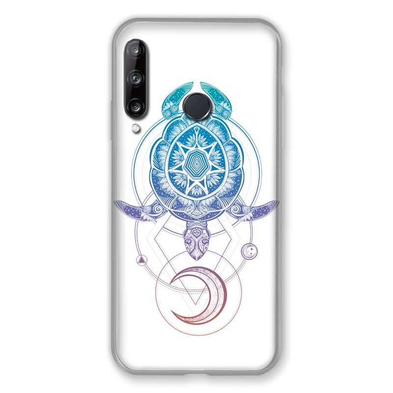 Coque Pour Huawei P40 Lite E Animaux Maori Tortue Color