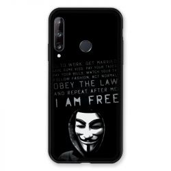 Coque Pour Huawei P40 Lite E Anonymous I am free