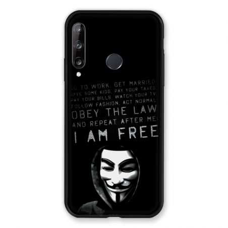 Coque Pour Huawei P40 Lite E Anonymous I am free