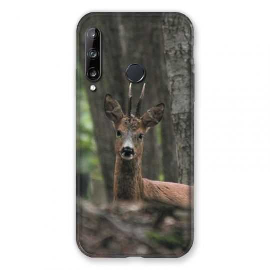 Coque Pour Huawei P40 Lite E Chasse Chevreuil Bois