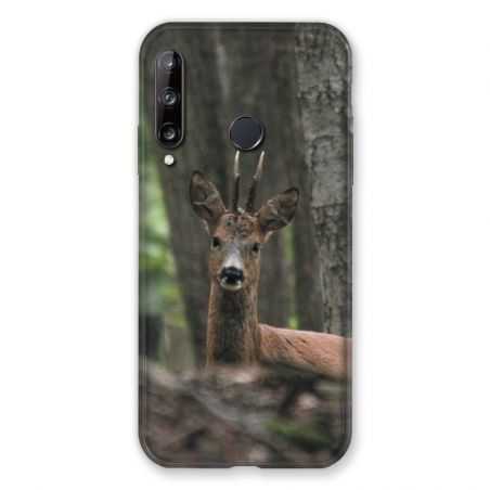 Coque Pour Huawei P40 Lite E Chasse Chevreuil Bois