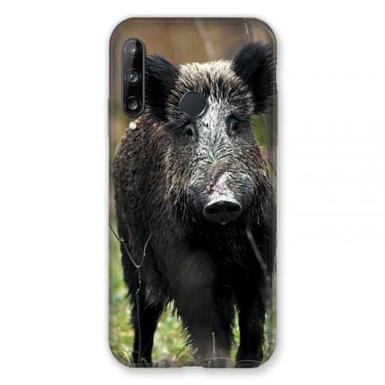Coque Pour Huawei P40 Lite E Chasse Sanglier bois
