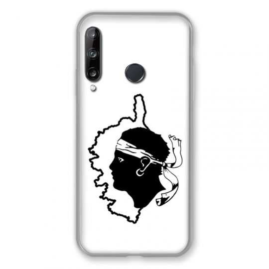Coque Pour Huawei P40 Lite E Corse Blanc