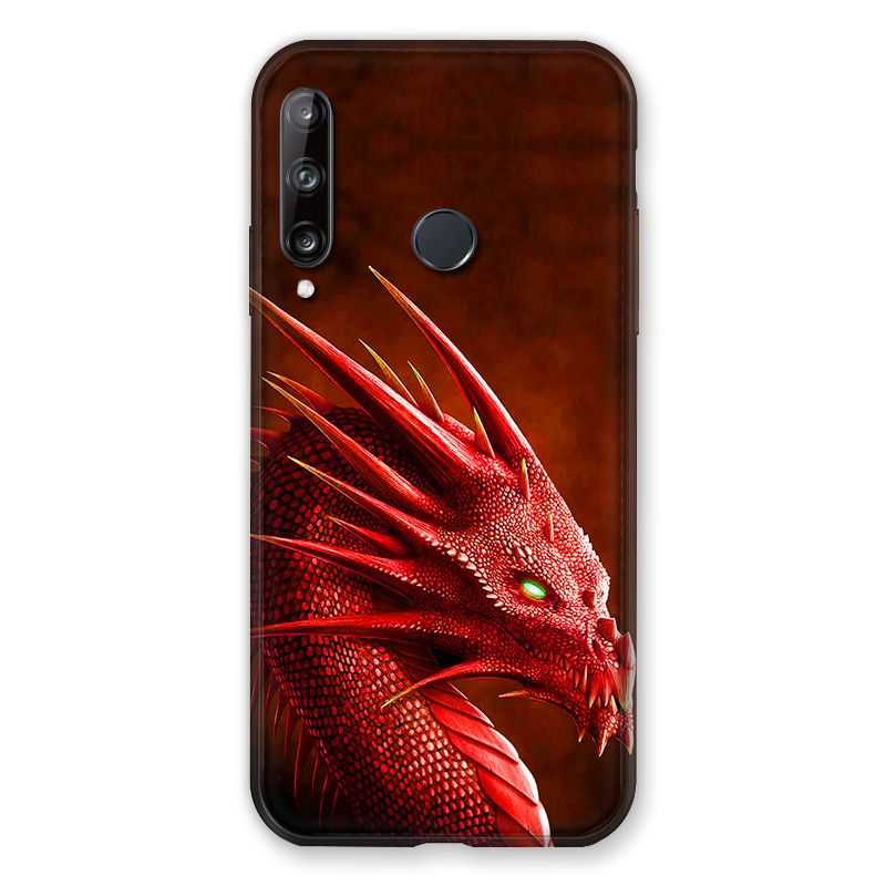 Coque Pour Huawei P40 Lite E Dragon Rouge