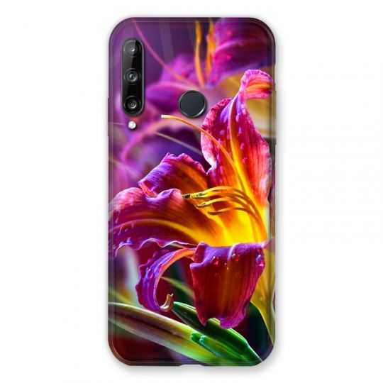 Coque Pour Huawei P40 Lite E Fleur Lys Color