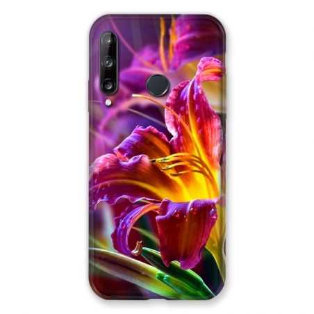 Coque Pour Huawei P40 Lite E Fleur Lys Color