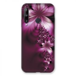 Coque Pour Huawei P40 Lite E Fleur Violette Montante