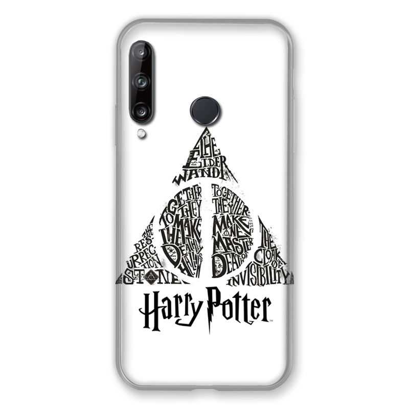 Coque Pour Huawei P40 Lite E WB License Harry Potter Triangle Blanc