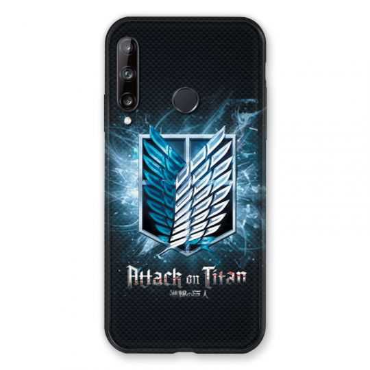 Coque Pour Huawei P40 Lite E Manga Attaque Titans Noir