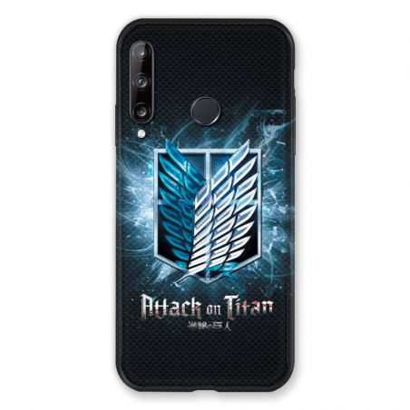 Coque Pour Huawei P40 Lite E Manga Attaque Titans Noir