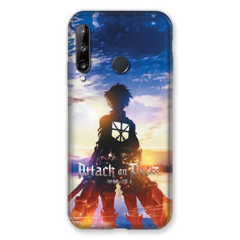 Coque Pour Huawei P40 Lite E Manga Attaque Titans Soleil
