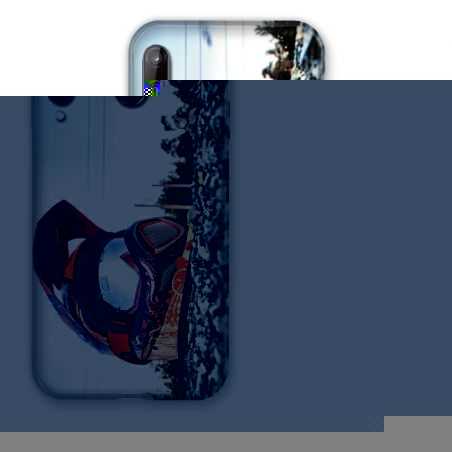 Coque Pour Huawei P40 Lite E Moto Casque Cross