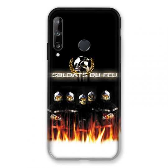 Coque Pour Huawei P40 Lite E Pompier Soldat