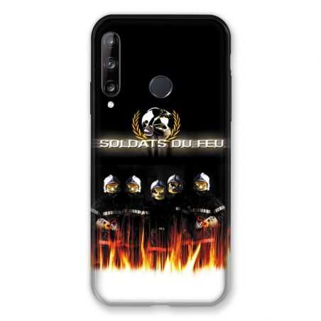 Coque Pour Huawei P40 Lite E Pompier Soldat