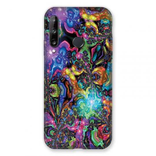 Coque Pour Huawei P40 Lite E Psychedelic Colore