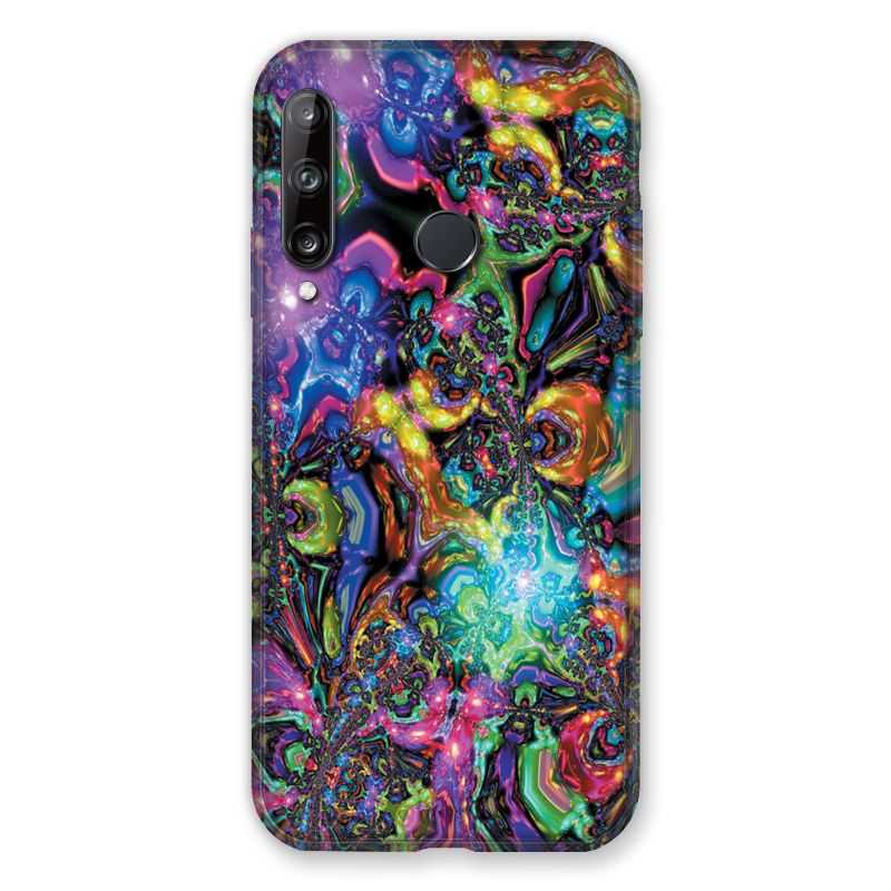 Coque Pour Huawei P40 Lite E Psychedelic Colore
