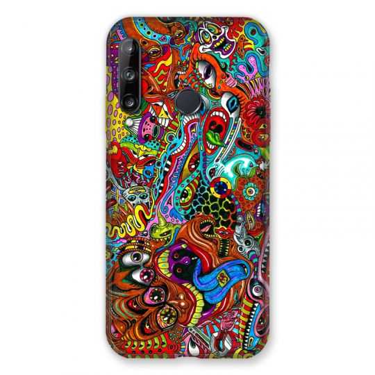 Coque Pour Huawei P40 Lite E Psychedelic Yeux