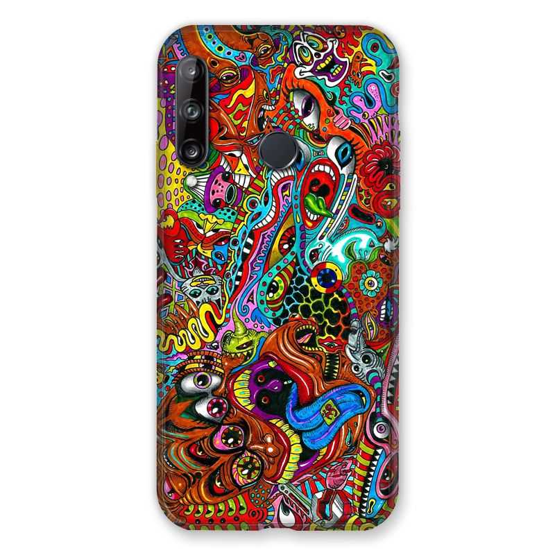 Coque Pour Huawei P40 Lite E Psychedelic Yeux