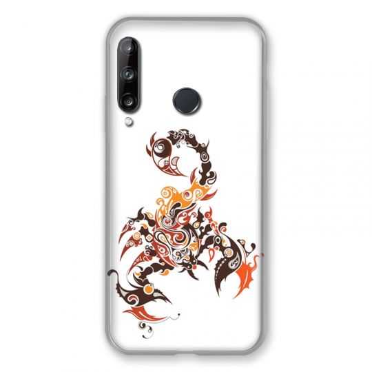 Coque Pour Huawei P40 Lite E Scorpion Blanc