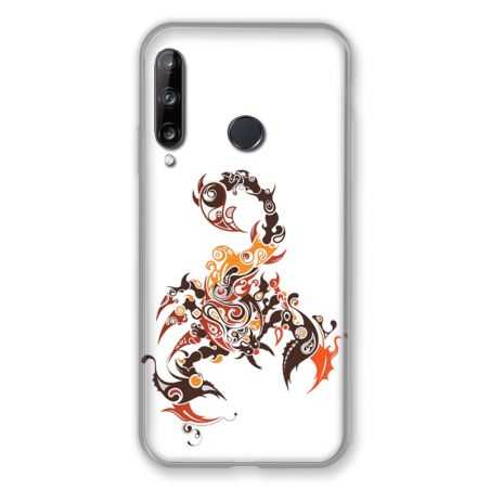 Coque Pour Huawei P40 Lite E Scorpion Blanc