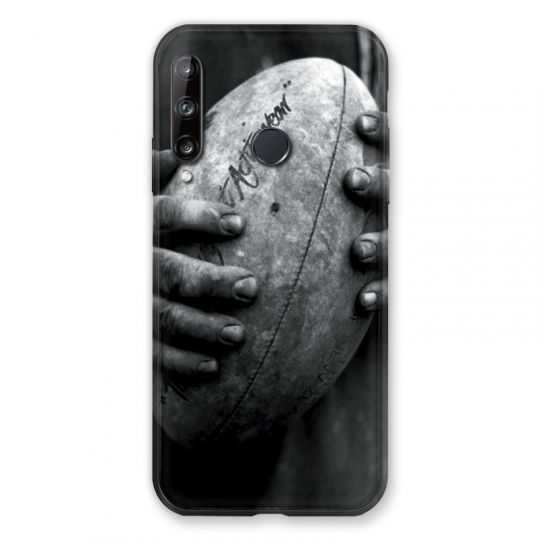 Coque Pour Huawei P40 Lite E Rugby Ballon Vintage