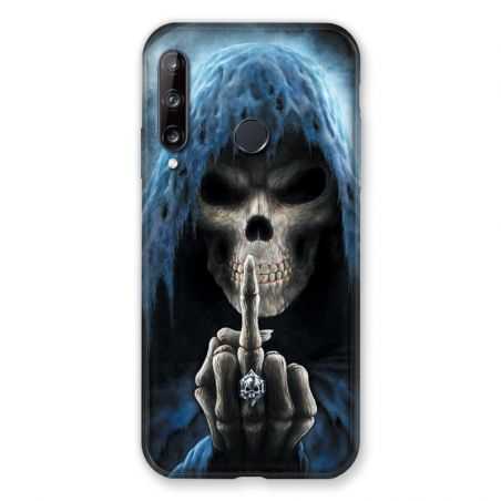 Coque Pour Huawei P40 Lite E Tete de Mort Doigt