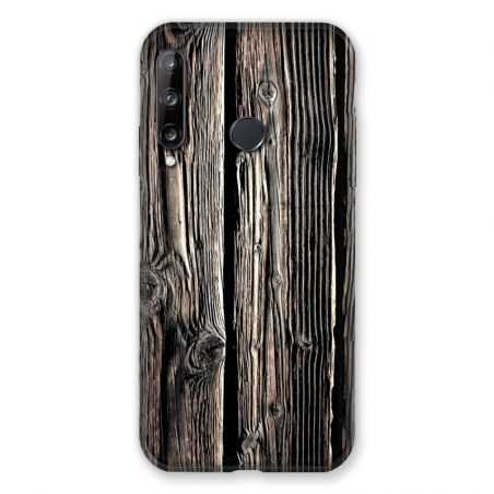 Coque Pour Huawei P40 Lite E Texture Bois