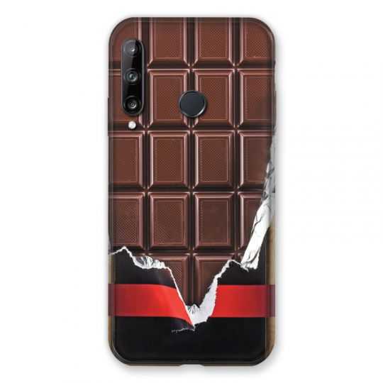 Coque Pour Huawei P40 Lite E Trompe Oeil Chocolat