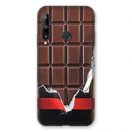 Coque Pour Huawei P40 Lite E Trompe Oeil Chocolat