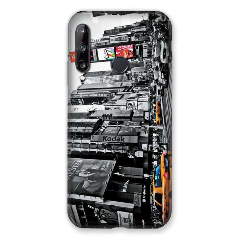 Coque Pour Huawei P40 Lite E Amerique USA New York Taxi