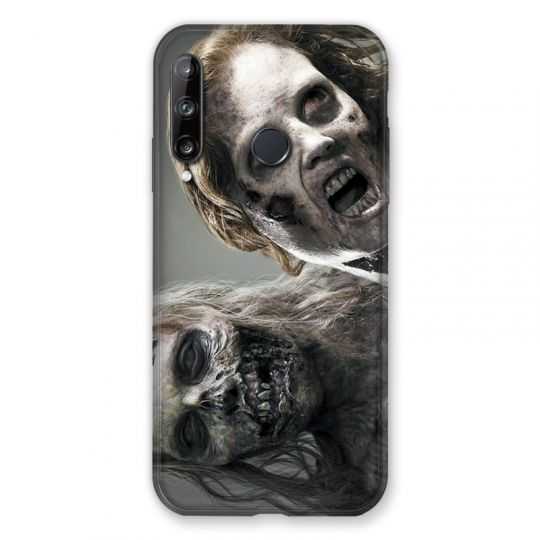 Coque Pour Huawei P40 Lite E Zombie Blanc