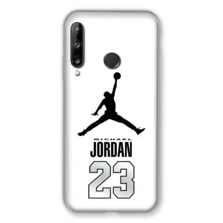 Coque Pour Huawei P40 Lite E Jordan 23 Blanc