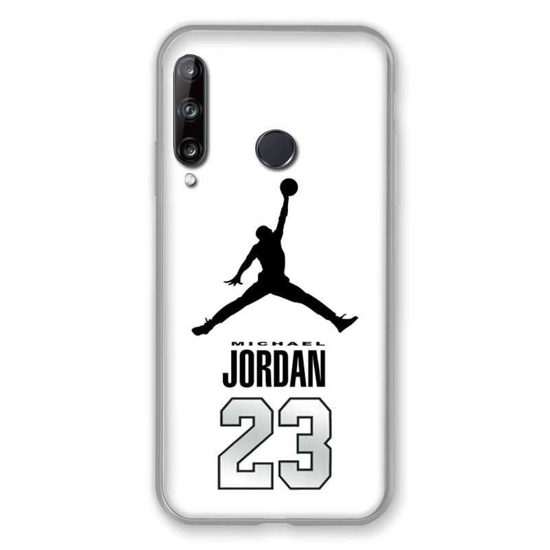 Coque Pour Huawei P40 Lite E Jordan 23 Blanc
