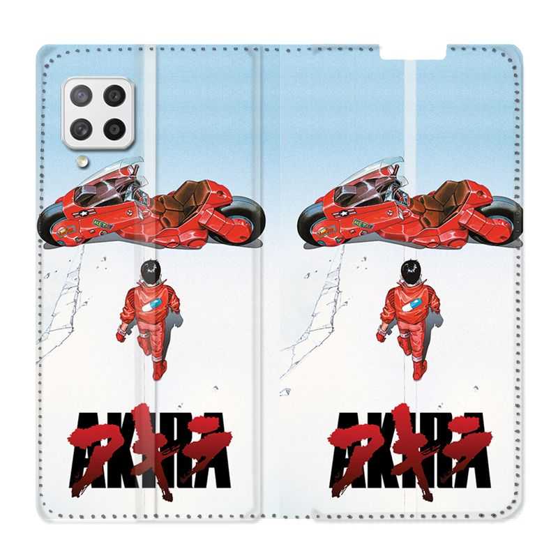 Housse Cuir Portefeuille Pour Samsung Galaxy A12 Manga Akira Affiche